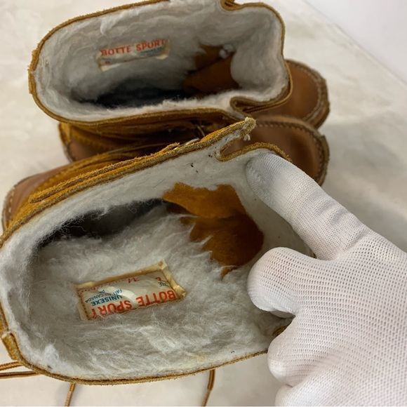 Women’s Vintage Botte Sport Brown Suede & Leather Lace-Up Boots - Picture 7 of 16